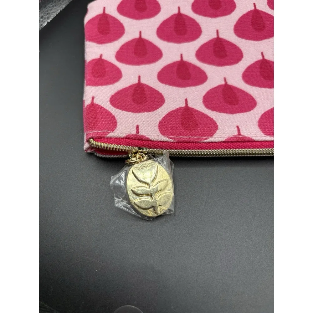 Estee Lauder Pink Floral Cosmetic Bag Pouch Beauty In Bloom Travel Makeup Unused